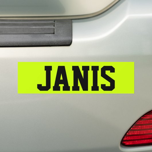 JANIS AUTOAUFKLEBER (Auf Auto)