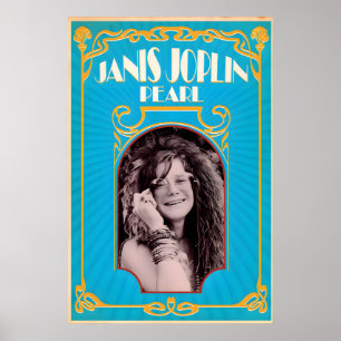 Janis Joplin, Pearl, Originaldruckdesign Poster