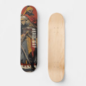 Janissary Warrior Illustration Skateboard (Vorderseite)