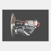 Janitor Claus Santa Christmas Custodian Xmas Geschenkpapier Set (Vorderseite)