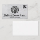 Janitor | Cleaning Servicemen Visitenkarte (Vorne/Hinten)