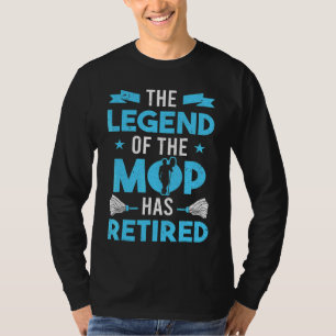 Janitor die Legende des Mop hat Senior C T-Shirt
