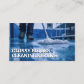 Janitor Mopping | Bodenreinigung Visitenkarte (Vorderseite)