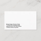 Janitor Mopping Floor | Cleaners Visitenkarte (Rückseite)