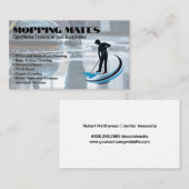 Janitor Reinigungsböden Visitenkarte (Vorne/Hinten)