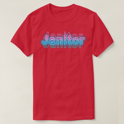 Janitor T-Shirt (Design vorne)
