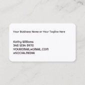 Janitorial Cleaning Visitenkarte (Rückseite)