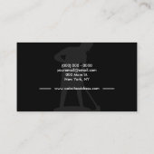 Janitorial Housekeeping Reinigungsservice Pro Men Visitenkarte (Rückseite)