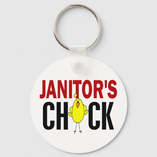 JANITOR'S CHICK SCHLÜSSELANHÄNGER (Vorderseite)