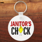 JANITOR'S CHICK SCHLÜSSELANHÄNGER (Vorderseite)