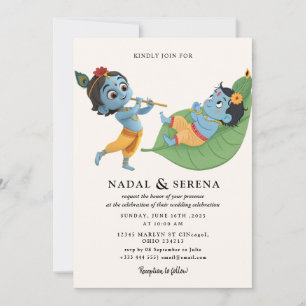 janmashtami Wedding Einladung
