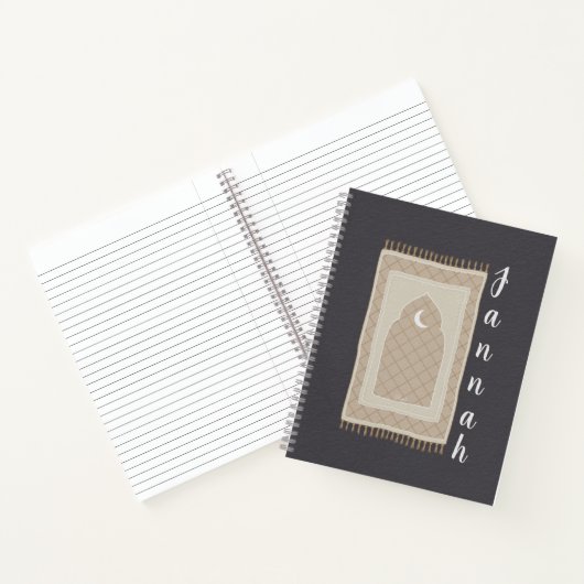 Jannah Gebetsmat inspiriert Notizblock (Innenseite)