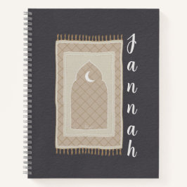 Jannah Gebetsmat inspiriert Notizblock