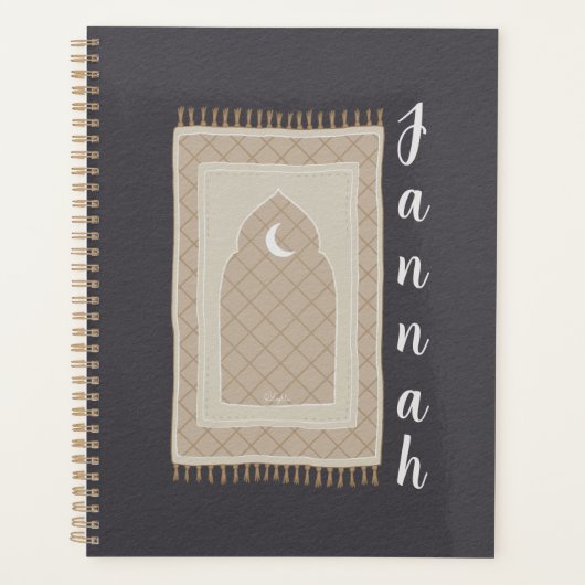 Jannah Gebetsmat inspiriert Planer (Vorderseite)