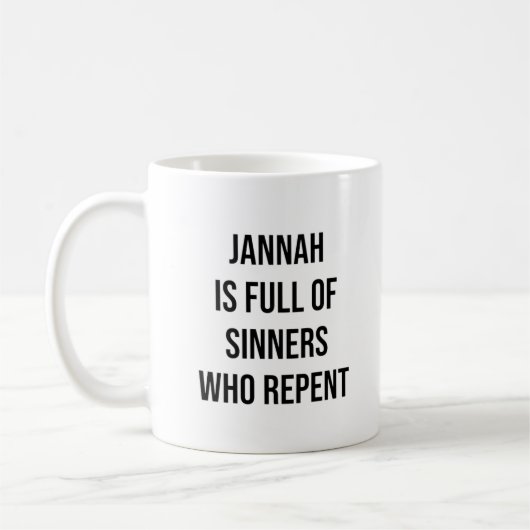 Jannah / Paradise Quot Kaffeetasse (Links)