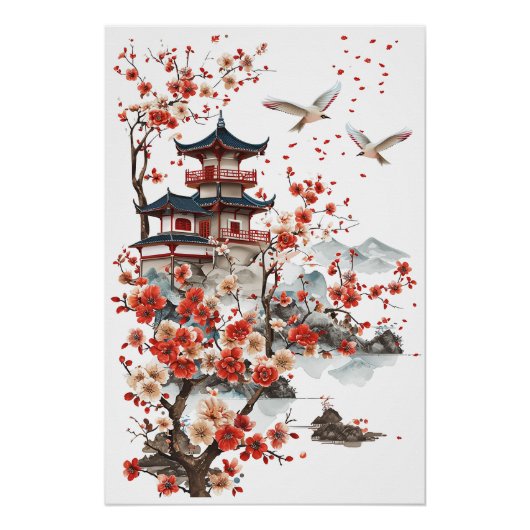Janoxisi - Frühling in rot (1/4)- Download Poster (Vorderseite)