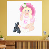 Jan's Jewels Child's Canvas Print Picture Leinwanddruck (Insitu (Wohnzimmer))