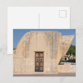 Jantar Mantar Jaipur Observatorium Tür  Postkarte (Vorne/Hinten)