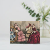 Januar 1859 Bilderbuch der Lady's Book Postkarte (Stehend Vorderseite)