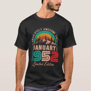 Januar 1952 Geburtstag Phantastisch seit Januar 19 T-Shirt