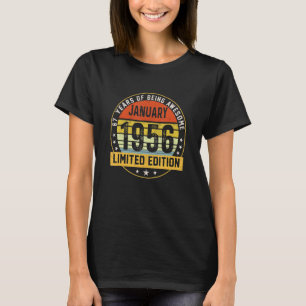 Januar 1956 67 Jahre alt 67. Geburtstag T-Shirt