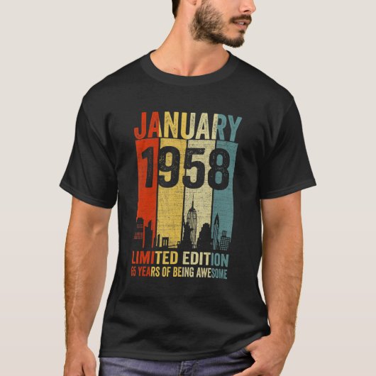 Januar 1958 65 Jahre Phantastisch T-Shirt (Vorderseite)