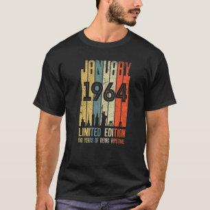 Januar 1964 59 Geburtstag 59 Jahre alt 1964 Geburt T-Shirt