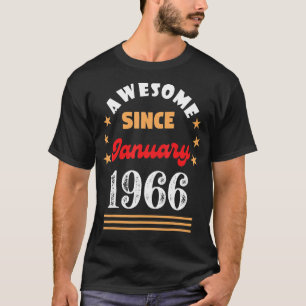Januar 1966 Geburtstag Phantastisch seit 1966 Janu T-Shirt