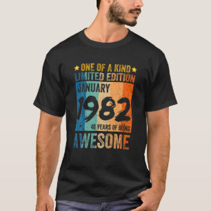 Januar 1982 40. Geburtstag 40 Jahre Aweso sein T-Shirt