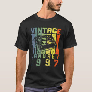 Januar 1997 Retro Vintage 25 Geburtstag 25 Jahre a T-Shirt