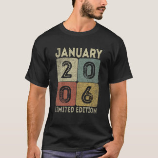 Januar 2006 Limited Edition Outfit Retro 16th Bda T-Shirt