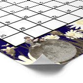 Januar 2026 Monatskalender Astrologisch     Poster (Ecke)