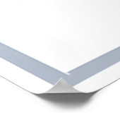 Januar 2026 Snowy Mountain Calendar Page Poster (Ecke)