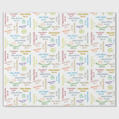 Januar, 22 Geburtstag Geschenkpapier (Flach)