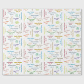 Januar, 27 Geburtstag Geschenkpapier (Flach)