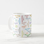 Januar, 2 Geburtstags-Tasse Kaffeetasse (Vorderseite Links)