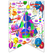 Januar, 4. Geburtstag Wimpelkette (Erste Fahne)