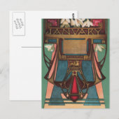 Januar - Aquarius Postkarte (Vorne/Hinten)