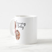 Januar Baby Kaffeetasse (Vorderseite Links)