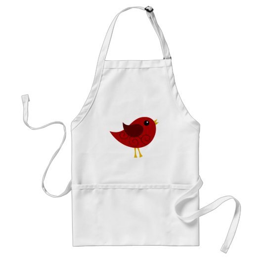 Januar Birthstone Bird Schürze (Vorne)