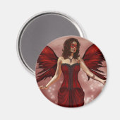 Januar Birthstone Fairy Magnet (Vorderseite/Rückseite)
