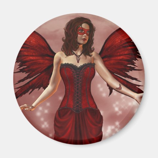 Januar Birthstone Fairy Magnet (Vorne)