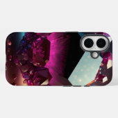 Januar Birthstone Garnet Glow Fantasy Crystal Case-Mate iPhone Hülle (Rückseite (Horizontal))