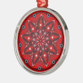 Januar Birthstone Garnet Mandala Ornament (Links)