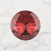 Januar Birthstone Garnett Table Konfetti (Klein Vorderseite)