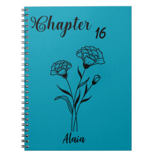 Januar Bloom Notebook - Carnation Journal Notizblock