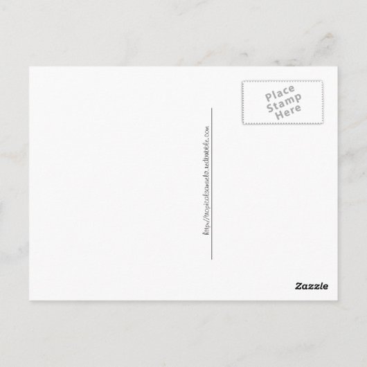 Januar Blossom Postkarte (Rückseite)