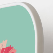 Januar Blume Individuelle Name Pickleball Schläger (Linke Seite)