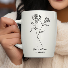 Januar Blume Kaffeetasse