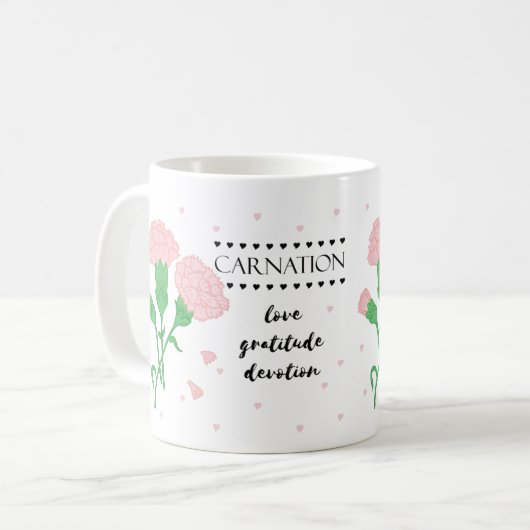Januar Blume Tasse mit Blume Treffen (Vorderseite Links)